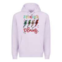 Lilac teacher claus Premium Hoodie - MaliasSmallBusiness