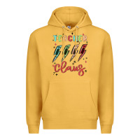 Mustard teacher claus Premium Hoodie - MaliasSmallBusiness