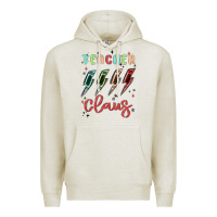 Oatmeal Heather teacher claus Premium Hoodie - MaliasSmallBusiness