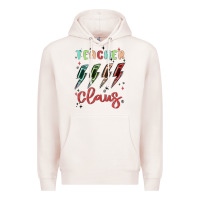 Pale Pink teacher claus Premium Hoodie - MaliasSmallBusiness