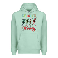 Seafoam teacher claus Premium Hoodie - MaliasSmallBusiness