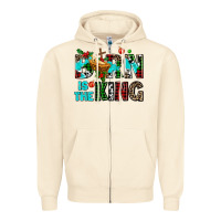 Sandshell born is the king Zipper Hoodie - AdoDesignShop