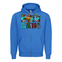 True Royal born is the king Zipper Hoodie - AdoDesignShop