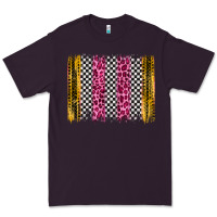 Plum race leopard brush stroke Premium Tee - Artiststas