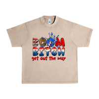 French Oak boom bitch get out the way Urban Heavy Tee - texasbilliewilder