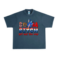 Midnight Navy boom bitch get out the way Urban Heavy Tee - texasbilliewilder