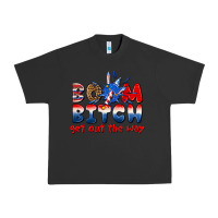Pigment Black boom bitch get out the way Urban Heavy Tee - texasbilliewilder