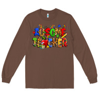 Chestnut ausome autism teacher Long Sleeve Tee - Zillion Design Studio