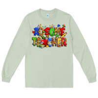 Matcha ausome autism teacher Long Sleeve Tee - Zillion Design Studio