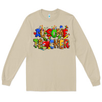 Mushroom ausome autism teacher Long Sleeve Tee - Zillion Design Studio