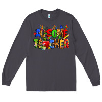Smoke ausome autism teacher Long Sleeve Tee - Zillion Design Studio