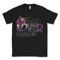 Black most loved mother Classic Tee - SublimationCraftShop