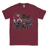 Burgundy most loved mother Classic Tee - SublimationCraftShop