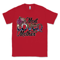 Red most loved mother Classic Tee - SublimationCraftShop