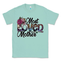 Seafoam most loved mother Classic Tee - SublimationCraftShop