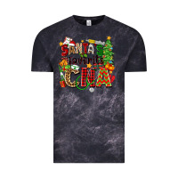 Cloud Black santa's favorite cna Vintage Tee - Zillion Design Studio