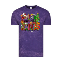 Cloud Purple santa's favorite cna Vintage Tee - Zillion Design Studio