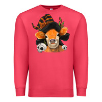 Cardinal halloween witch cow Premium Sweatshirt - Jasminsmagicworld