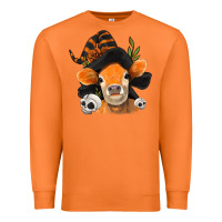 Carrot halloween witch cow Premium Sweatshirt - Jasminsmagicworld