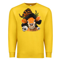 Lemon halloween witch cow Premium Sweatshirt - Jasminsmagicworld