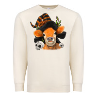 Sandshell halloween witch cow Premium Sweatshirt - Jasminsmagicworld