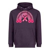 Plum breast cancer rainbow Heavyweight Hoodie - AdoDesignShop
