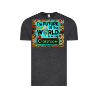 Vintage Black the future of the world is in my classroom mousepad Vintage Tee - BarkalooDesign