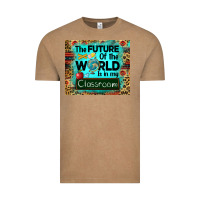 Vintage Coffee the future of the world is in my classroom mousepad Vintage Tee - BarkalooDesign