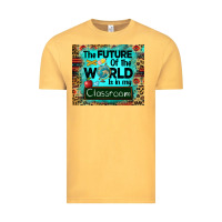 Vintage Mustard the future of the world is in my classroom mousepad Vintage Tee - BarkalooDesign