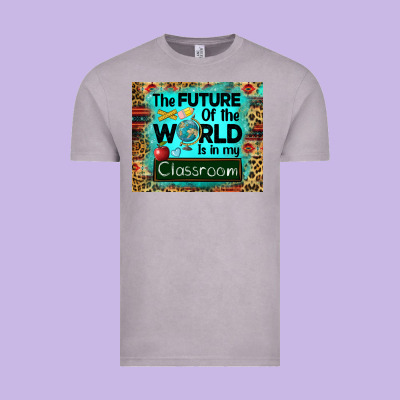 The Future Of The World Is In My Classroom Mousepad Vintage Tee Designed By Barkaloodesign