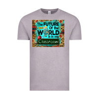 Vintage Zinc the future of the world is in my classroom mousepad Vintage Tee - BarkalooDesign