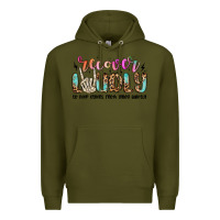 Army Green recover loudly to keep others from dying quietly m Premium Hoodie - MaliasSmallBusiness