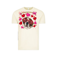 Vintage Arctic valentine's day  saint bernard dog Vintage Tee - RanaPortraitStore