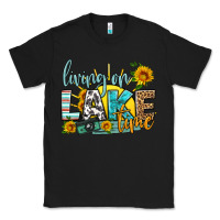 Black living on lake time Classic Tee - HRA Design Shop