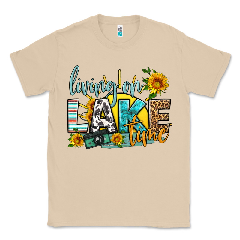 Living On Lake Time Classic Tee by HRA Design Shop | Teevron