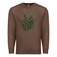 Chestnut Botanical Sagebrush Illustrations Premium Sweatshirt - LillyAllenDesigns