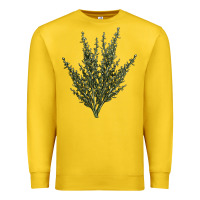 Lemon Botanical Sagebrush Illustrations Premium Sweatshirt - LillyAllenDesigns
