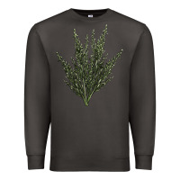 Smoke Botanical Sagebrush Illustrations Premium Sweatshirt - LillyAllenDesigns
