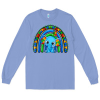 Colony Blue autism elephant rainbow Long Sleeve Tee - Zillion Design Studio