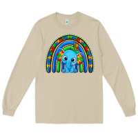 Mushroom autism elephant rainbow Long Sleeve Tee - Zillion Design Studio