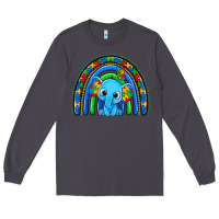Smoke autism elephant rainbow Long Sleeve Tee - Zillion Design Studio