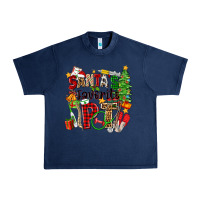 Navy santa's favorite pt Urban Heavy Tee - Zillion Design Studio