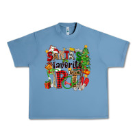 Pebble Blue santa's favorite pt Urban Heavy Tee - Zillion Design Studio