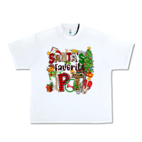White santa's favorite pt Urban Heavy Tee - Zillion Design Studio