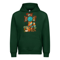Forest Green fall cross Urban Hoodie - BundleAndBundleShop