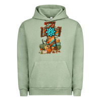 Pigment Oil Green fall cross Urban Hoodie - BundleAndBundleShop