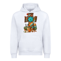 White fall cross Urban Hoodie - BundleAndBundleShop