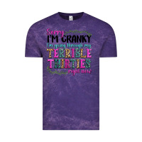 Cloud Purple sorry im cranky im going through my terrible thirties right now Vintage Tee - texasbilliewilder