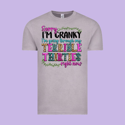 Vintage Tee sorry im cranky im going through my terrible thirties right now