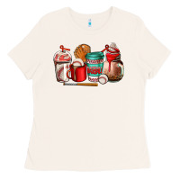 Bone baseball coffee cup Ladies Tee - AdoDesignShop